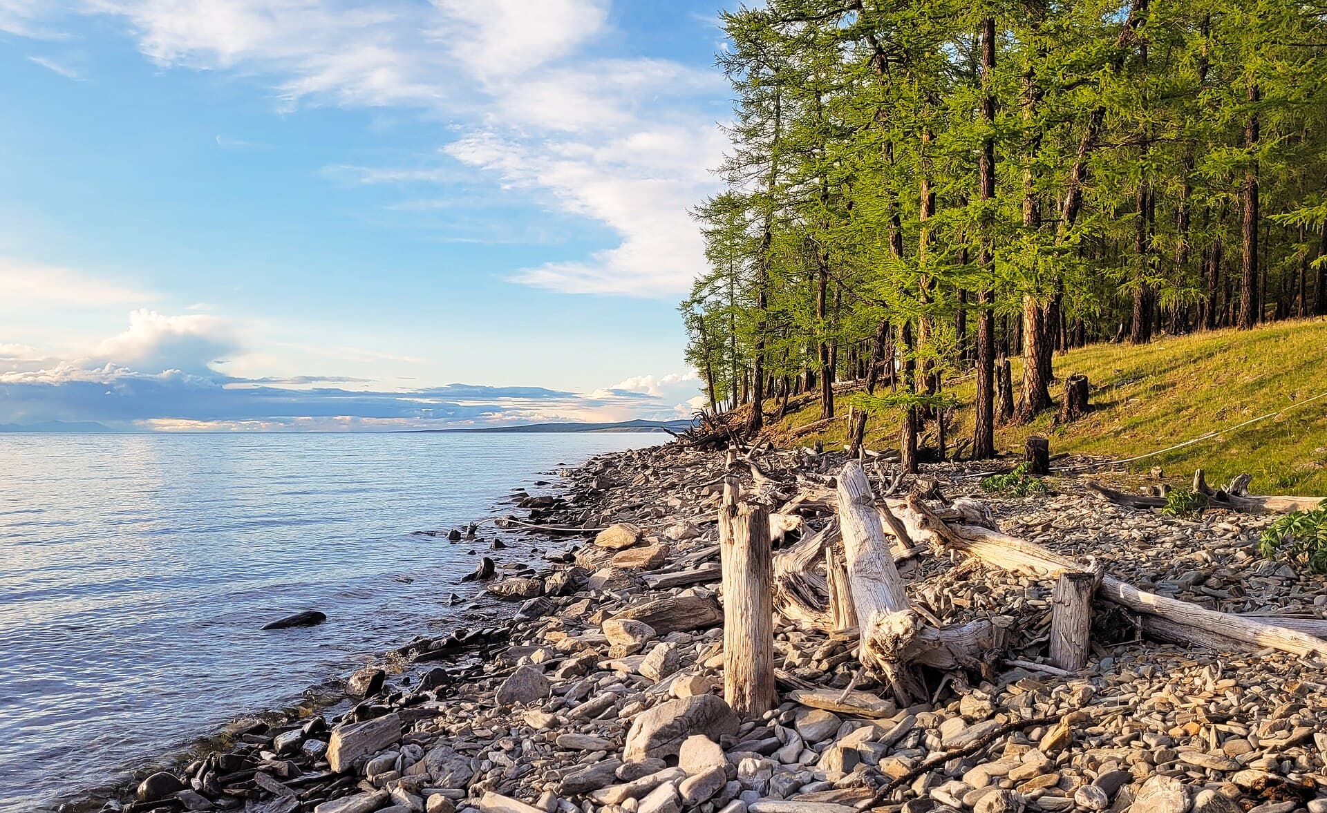 フブスグル湖と遊牧民 6日間